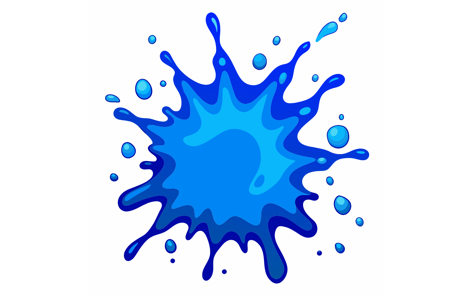 Splash Design Illustrator Vector