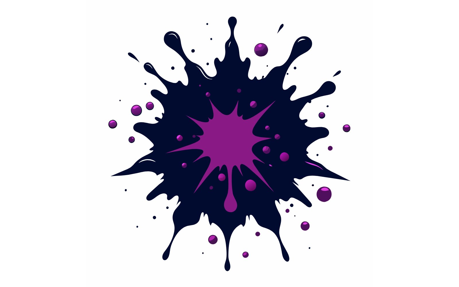 Splash Design Illustrator Vector #9