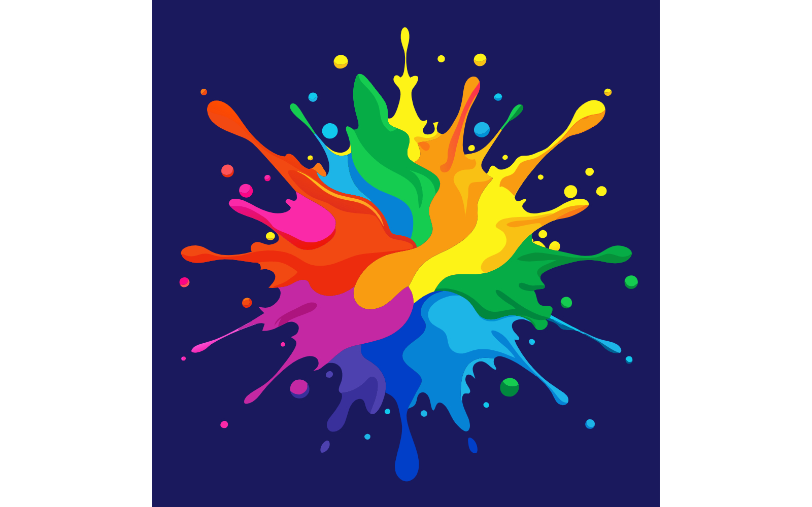 Splash Design Illustrator Vector #21