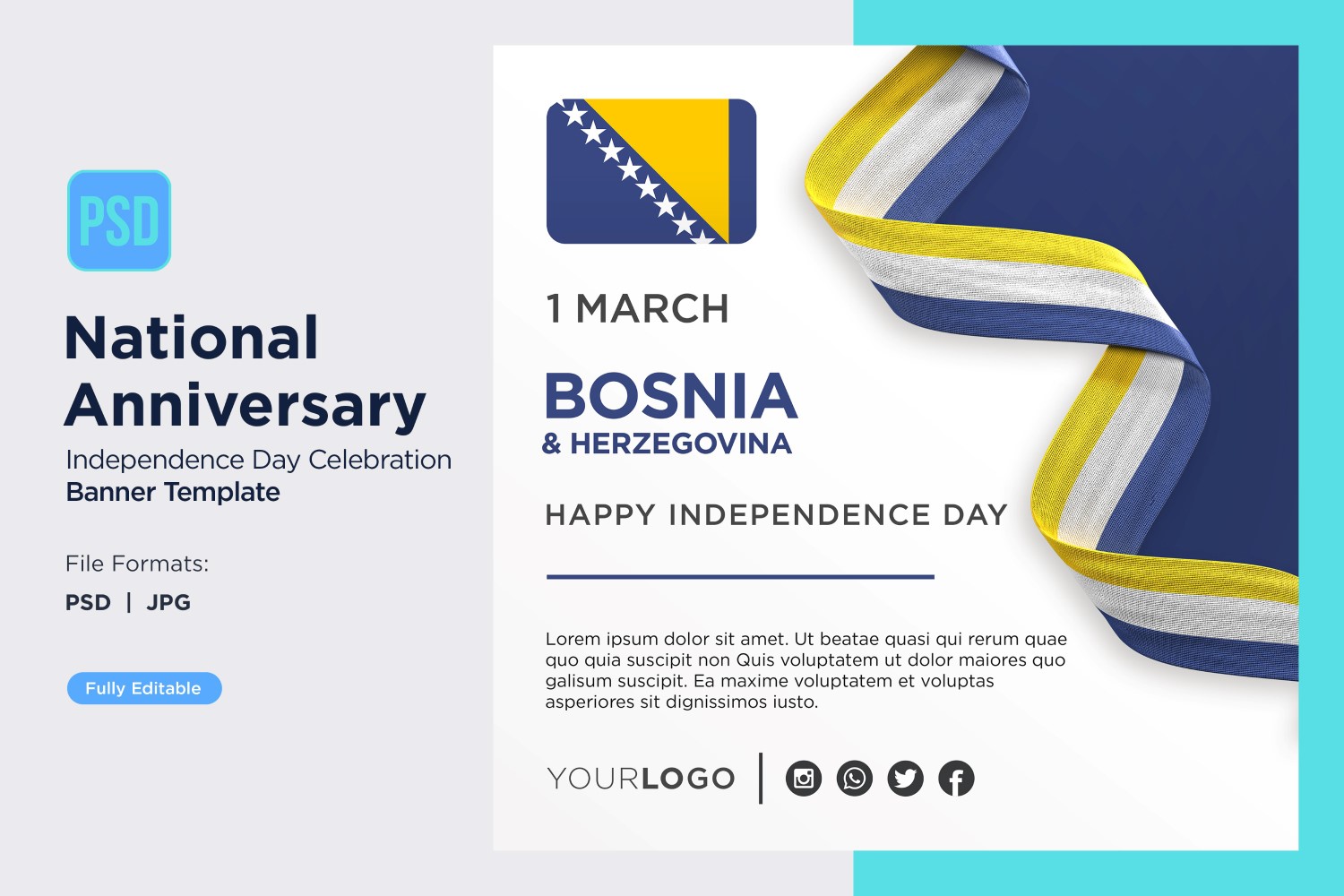 Botswana National Day Celebration Banner