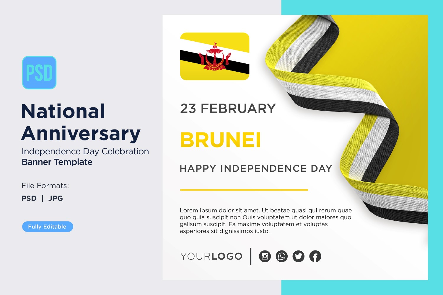 Brunei National Day Celebration Banner