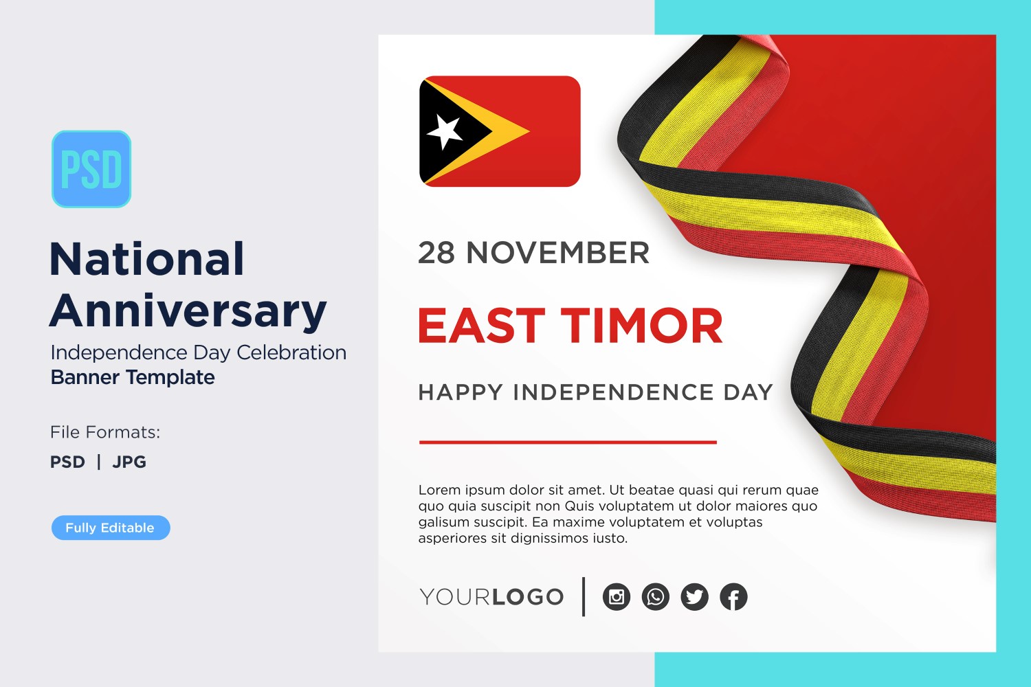 East Timor National Day Celebration Banner