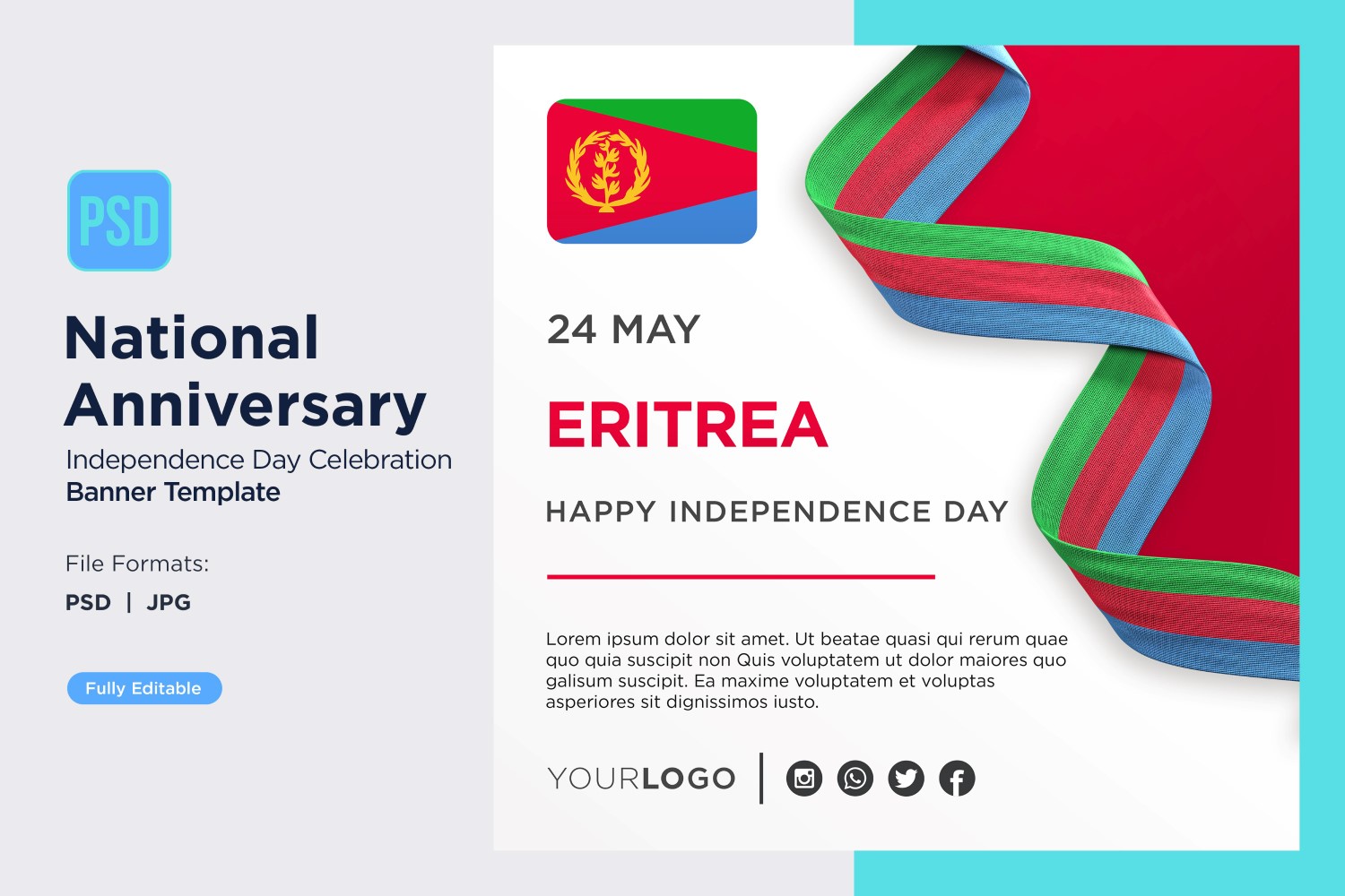 Eritrea National Day Celebration Banner