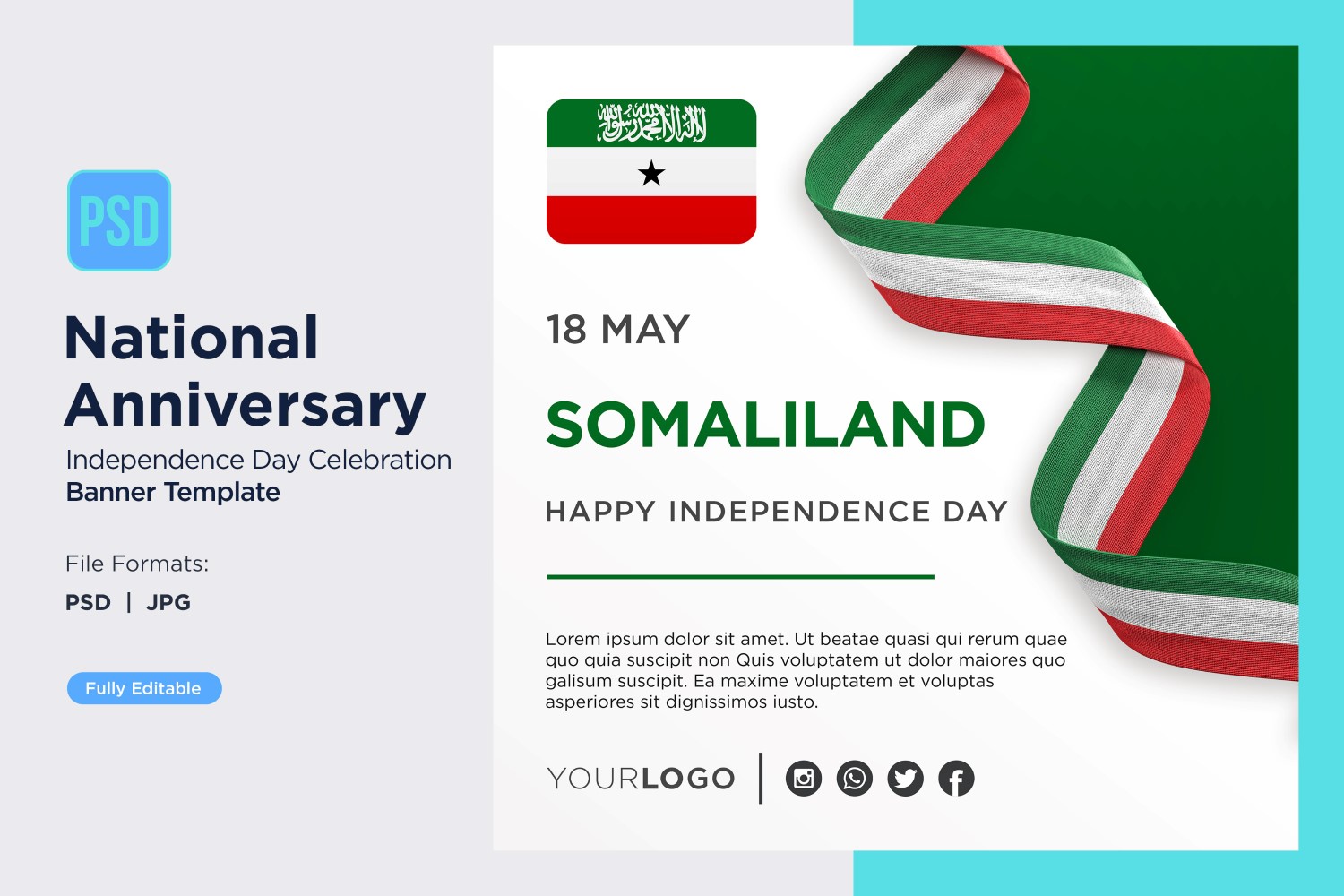 Somaliland National Day Celebration Banner