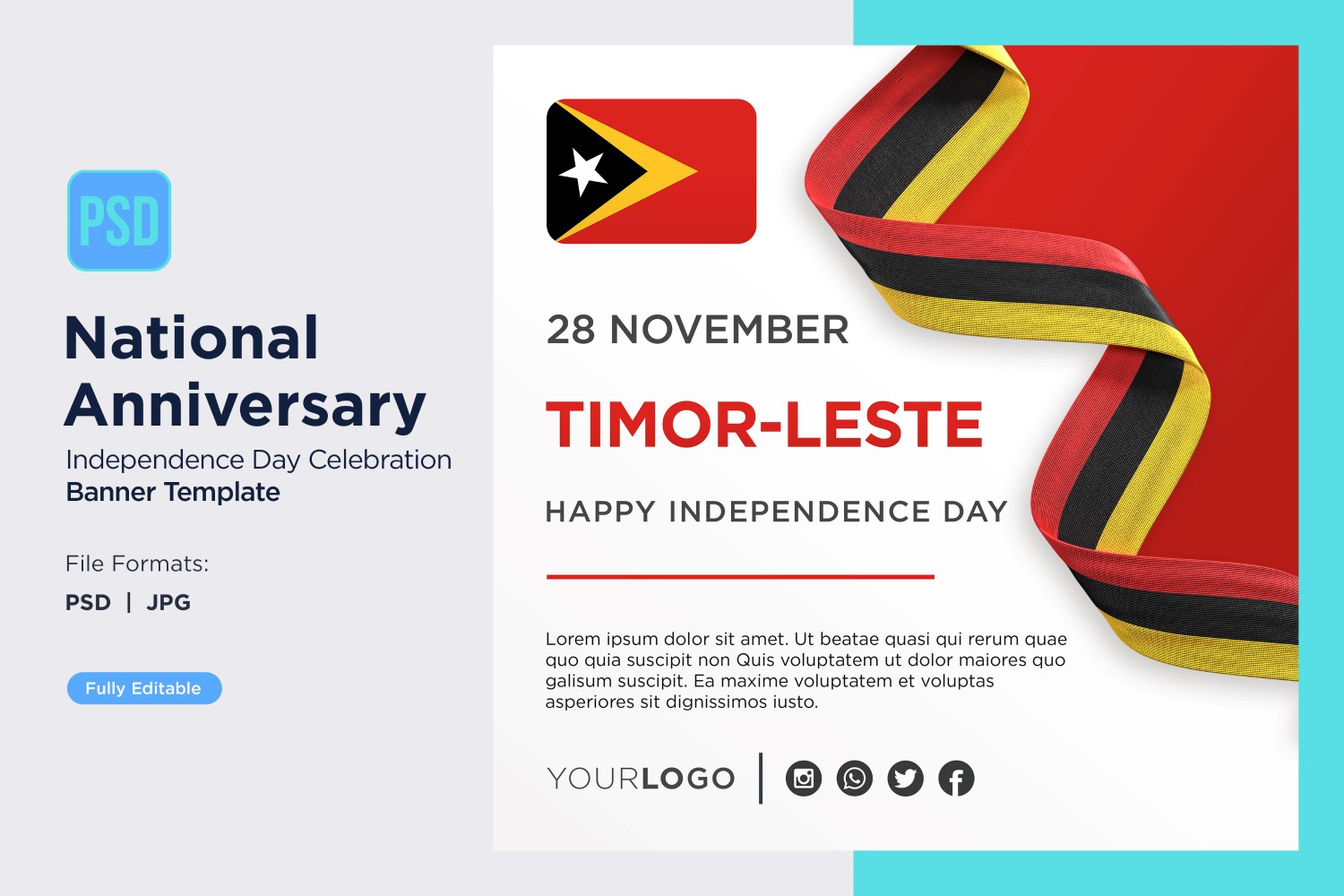 Timor-Leste National Day Celebration Banner