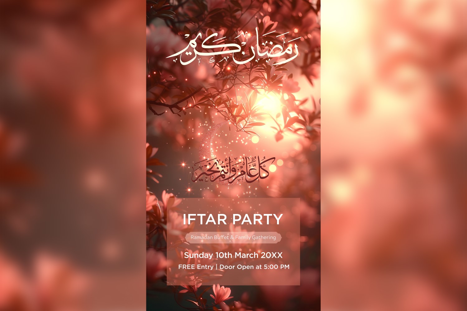 Ramadan Iftar Party Poster Design Template 89