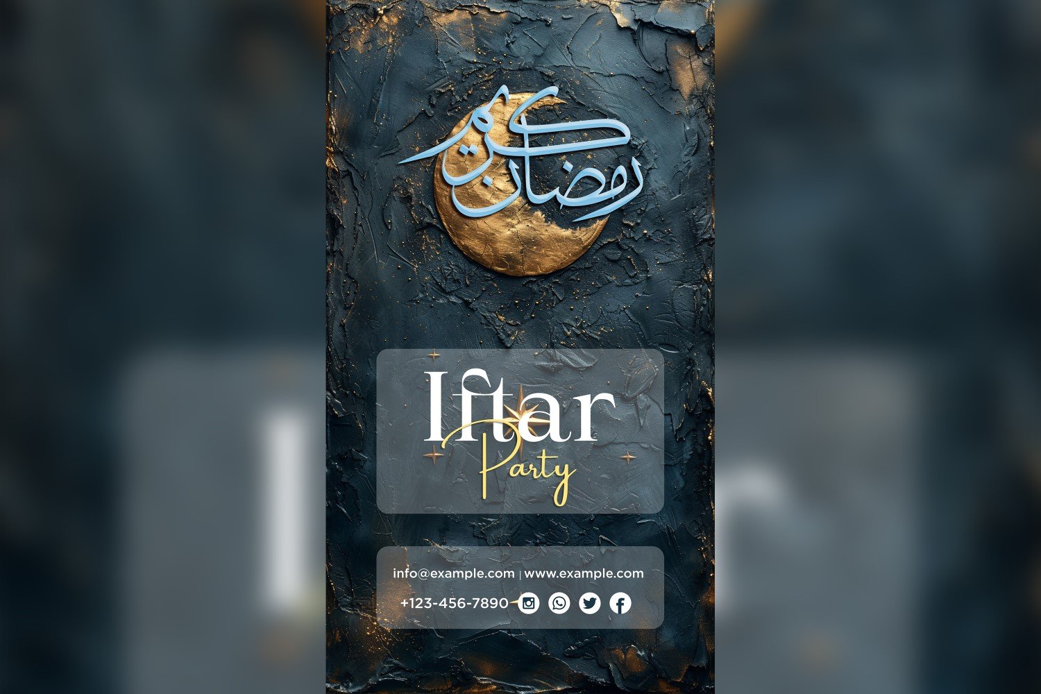 Ramadan Iftar Party Poster Design Template 126