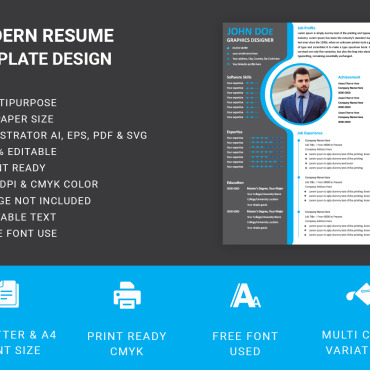 Creative Customizable Resume Templates 403201