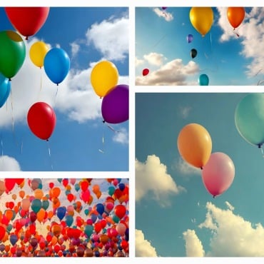 Balloons Sky Illustrations Templates 403393