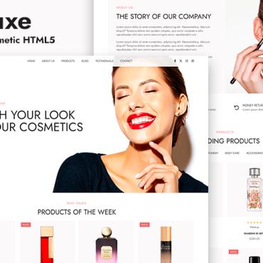 Company Cosmetic Landing Page Templates 403468
