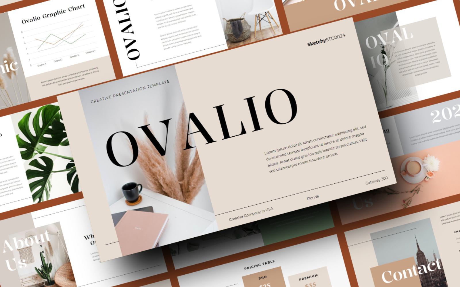 Ovalio – Aesthetic PowerPoint Presentation Template