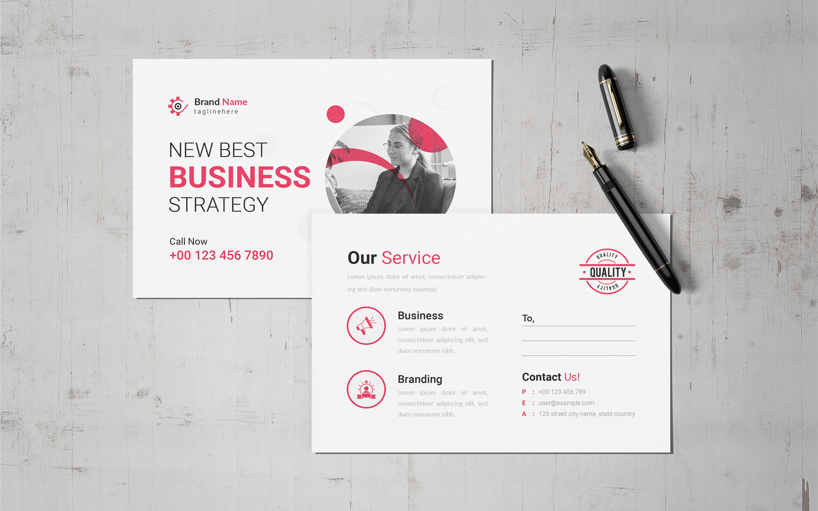 Postcard - Corporate or Personal use .v2