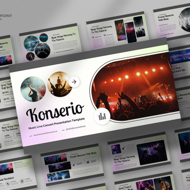 Club Concert PowerPoint Templates 403563