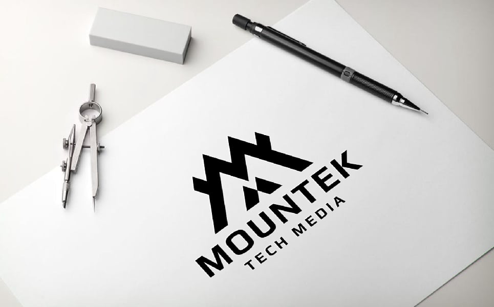 Letter M Mountain Logo Pro Template
