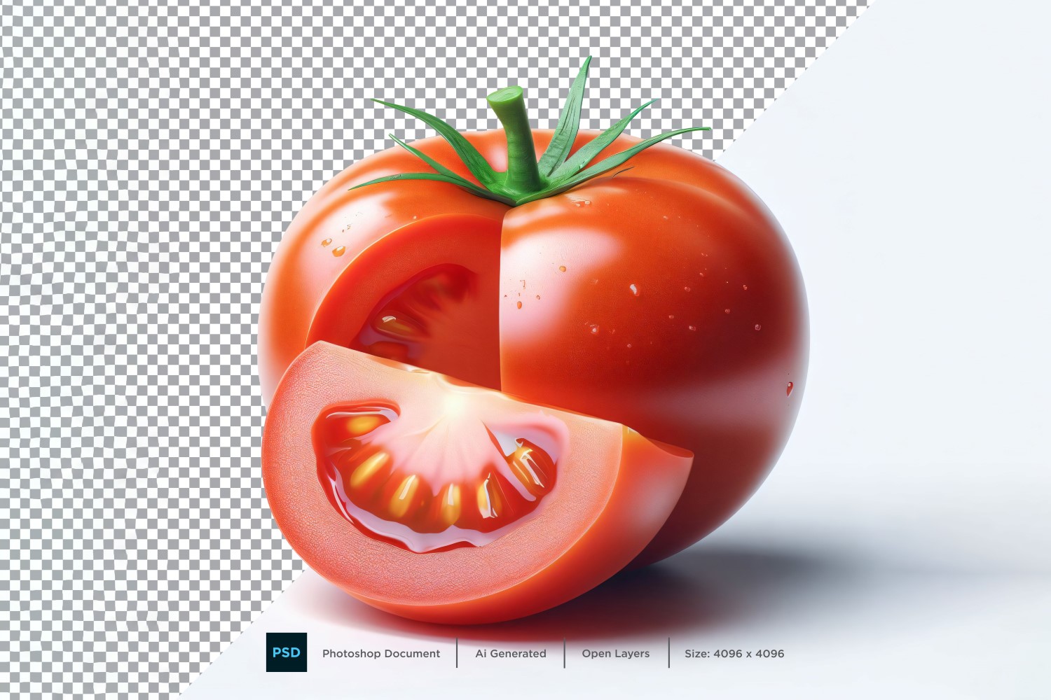 Tomato Fresh Vegetable Transparent background 01