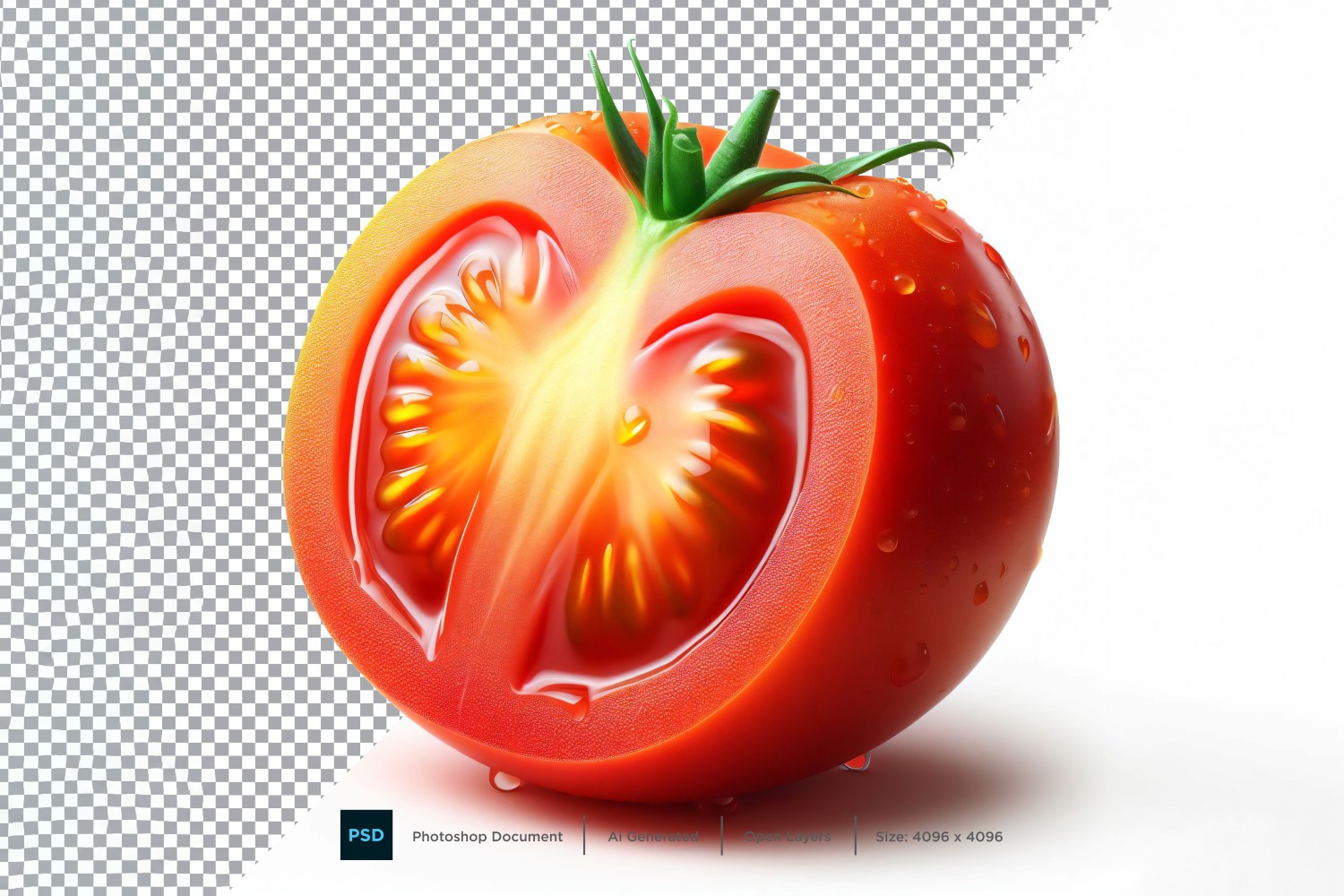 Tomato Fresh Vegetable Transparent background 03
