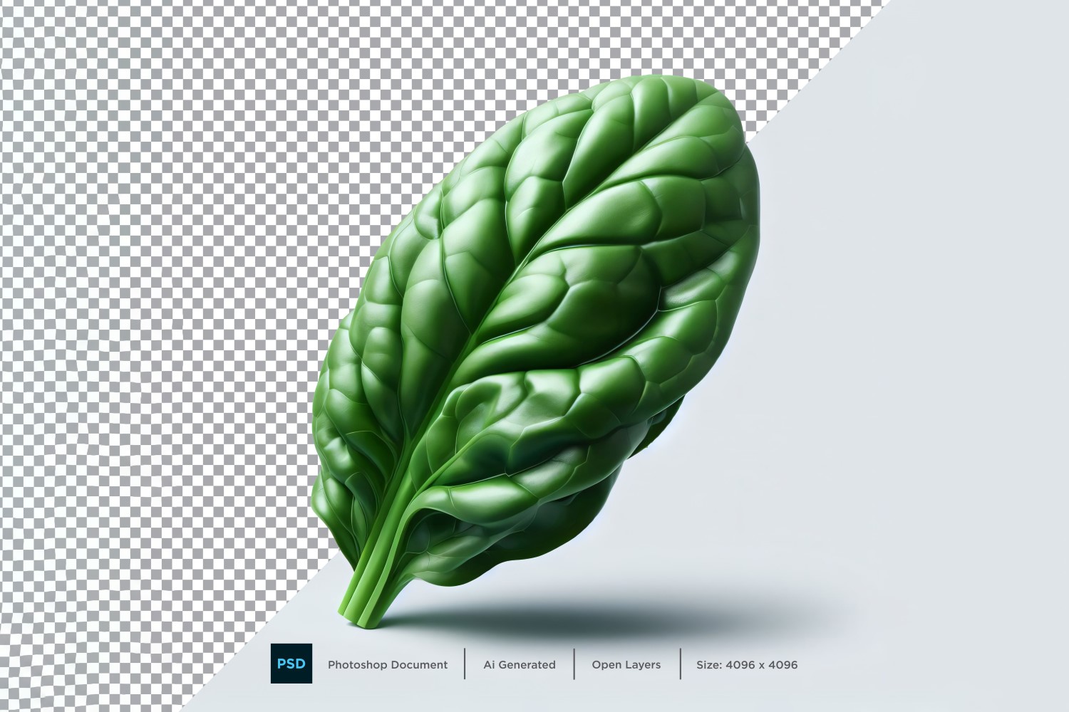Spinach Fresh Vegetable Transparent background 03