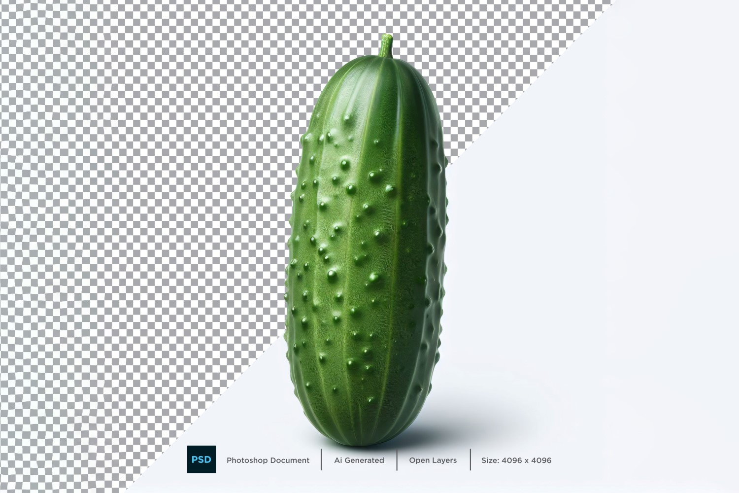 Cucumber Fresh Vegetable Transparent background 01