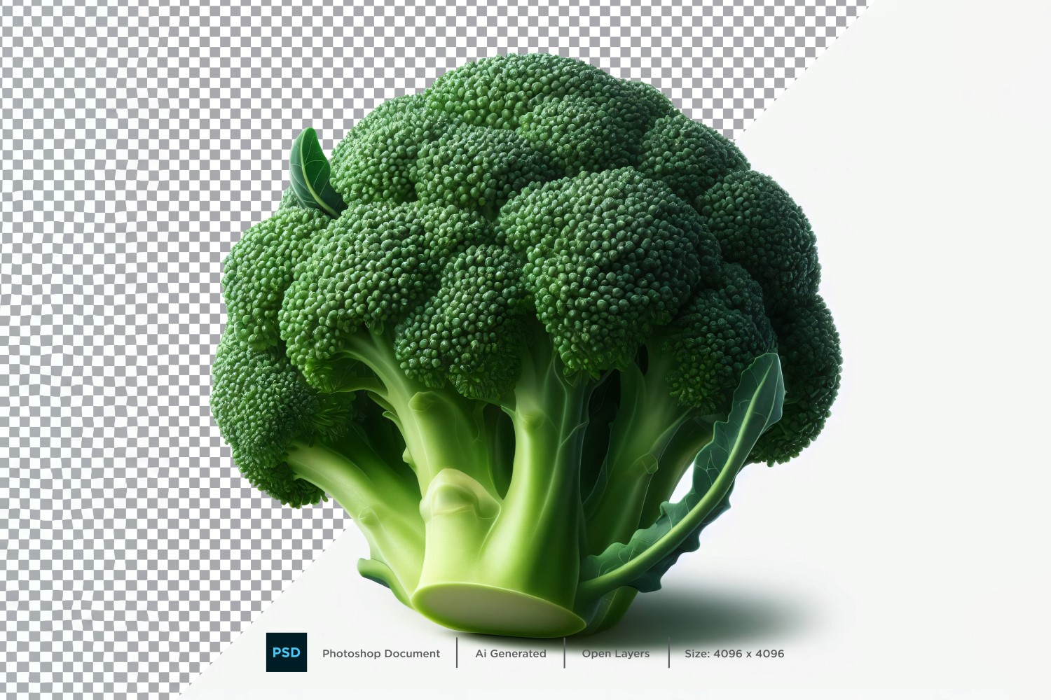 Broccoli Fresh Vegetable Transparent background 09