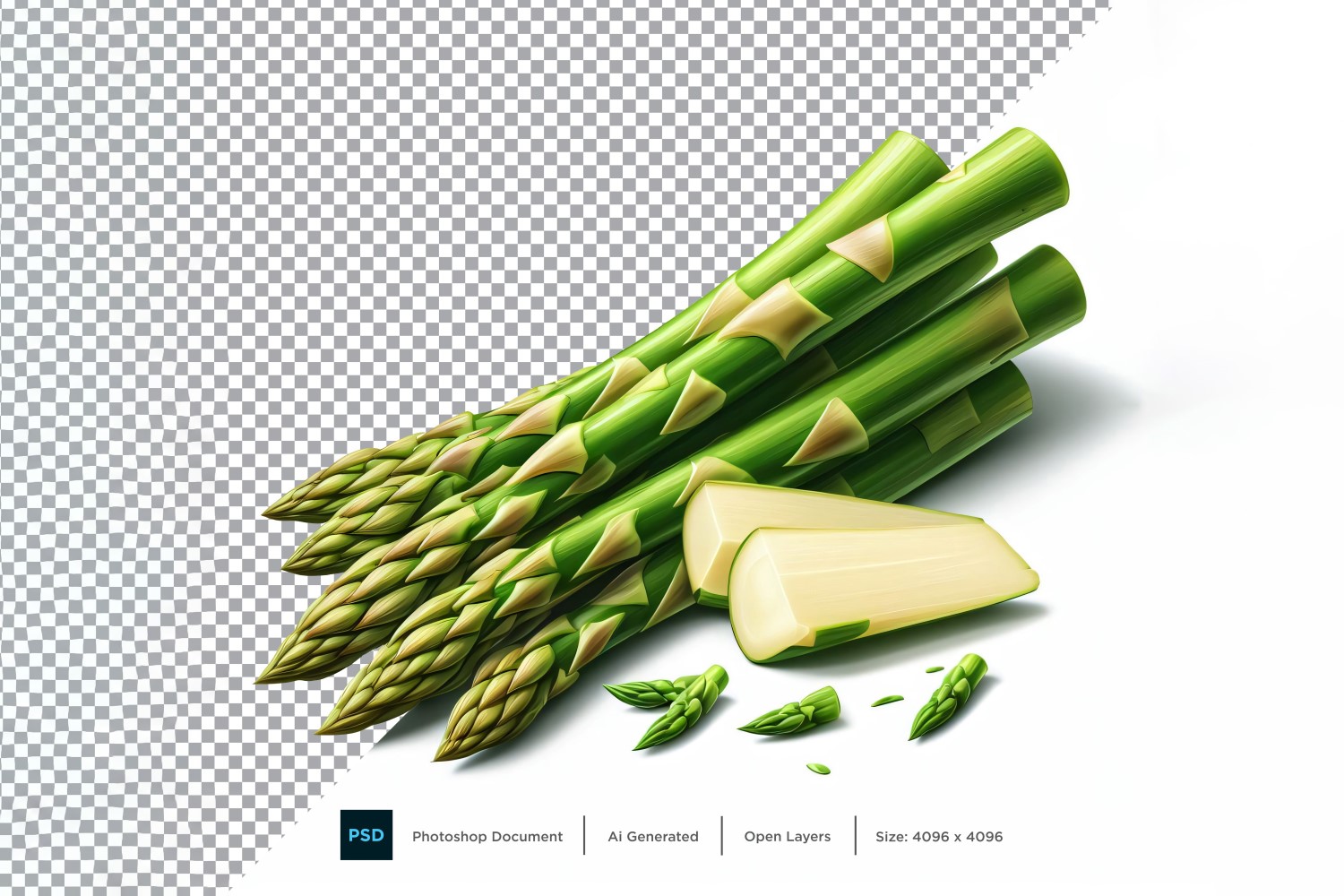 Asparagus Fresh Vegetable Transparent background 05