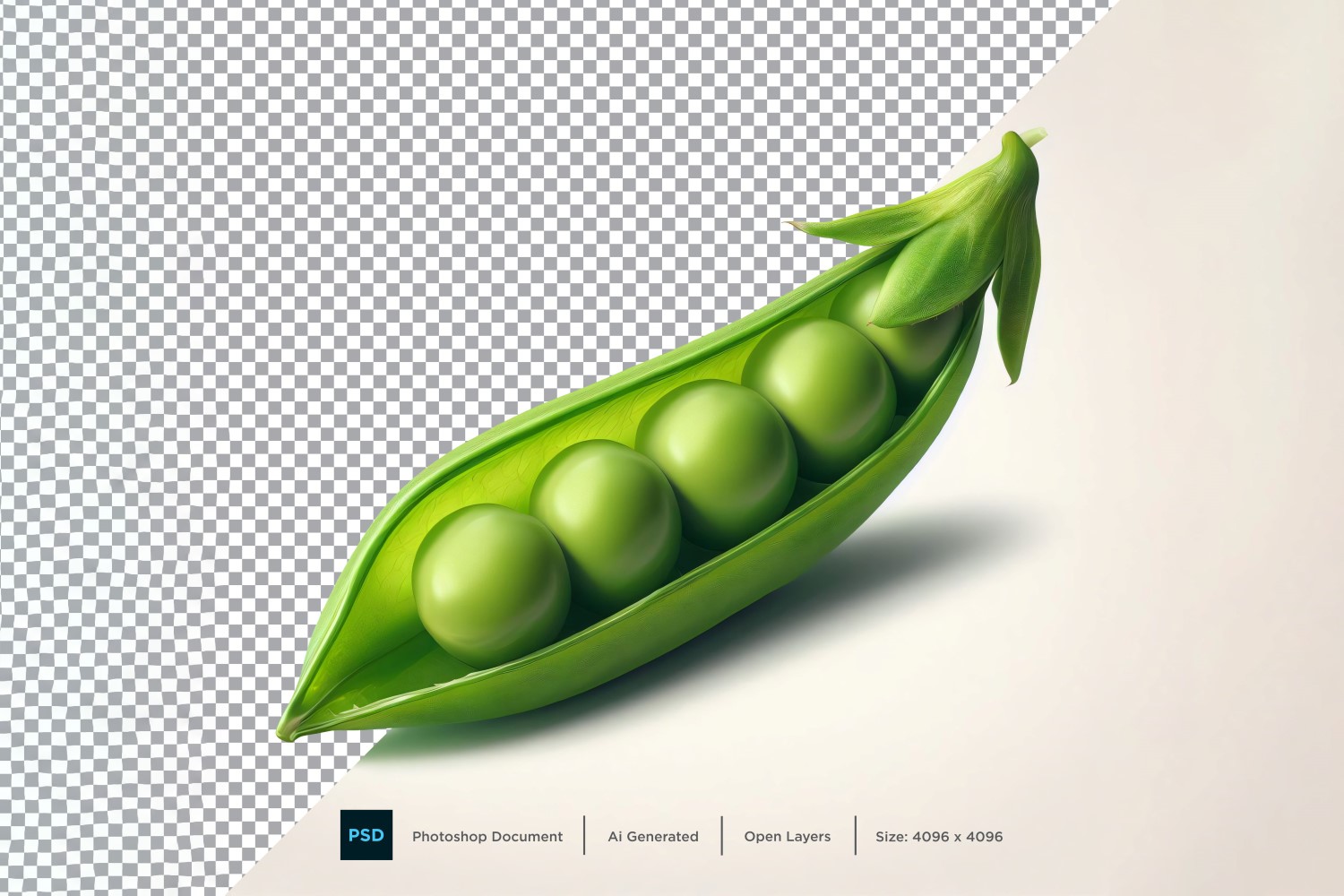Green bean Fresh Vegetable Transparent background 09