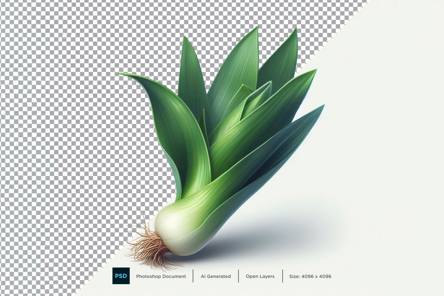 Leek Fresh Vegetable Transparent background 05