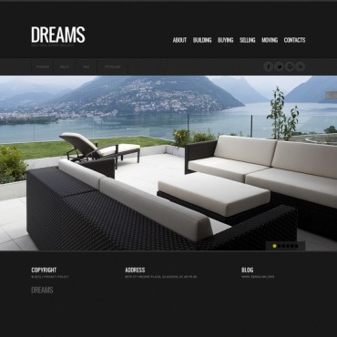 Real Estate Responsive Website Templates 40490