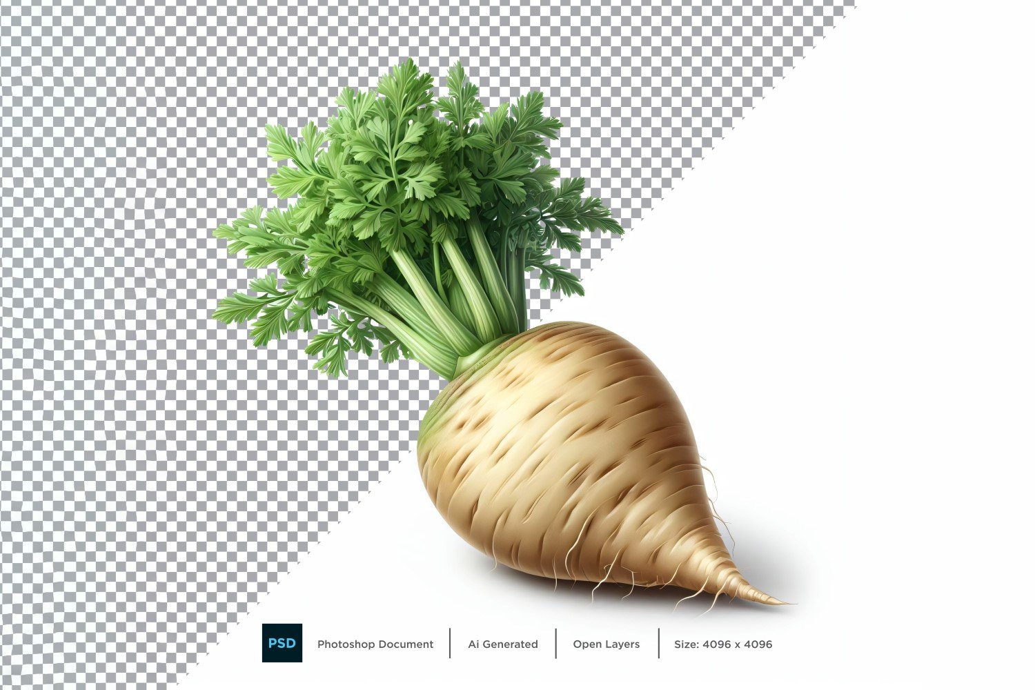 Parsnip Fresh Vegetable Transparent background 11