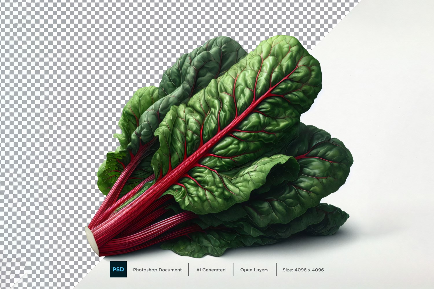 Swiss Chard Fresh Vegetable Transparent background 09