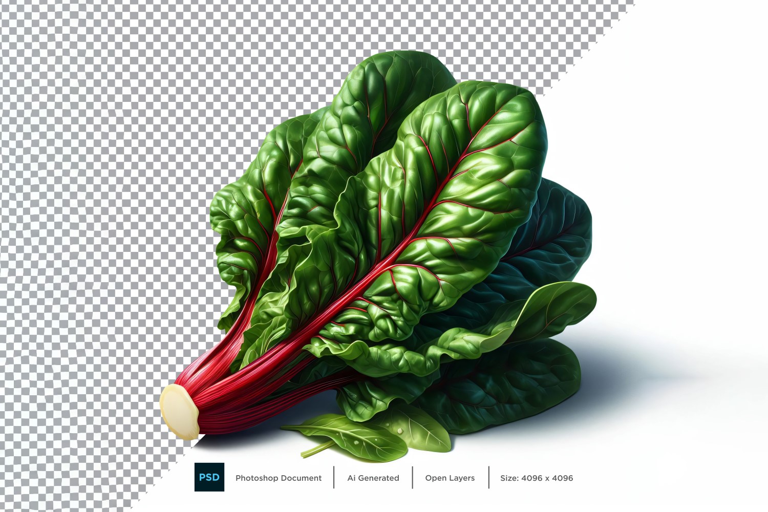 Swiss Chard Fresh Vegetable Transparent background 10