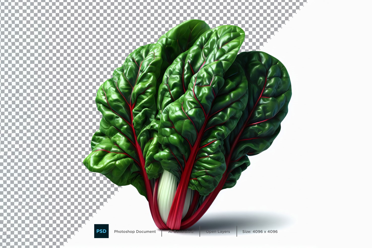 Swiss Chard Fresh Vegetable Transparent background 11