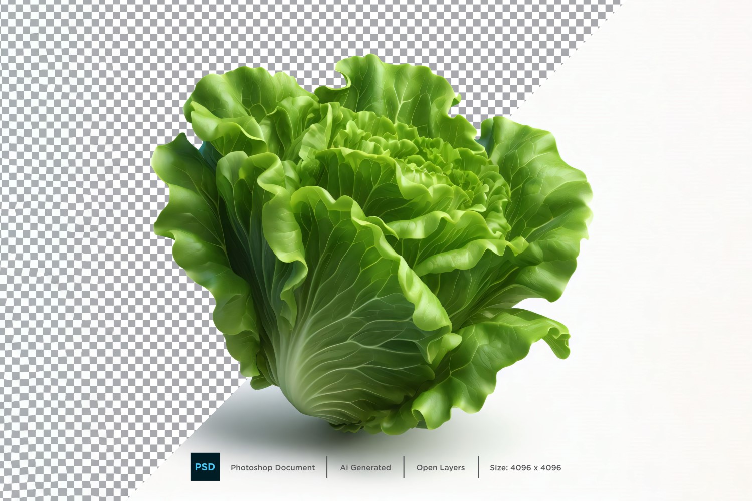 Lettuce Fresh Vegetable Transparent background 10