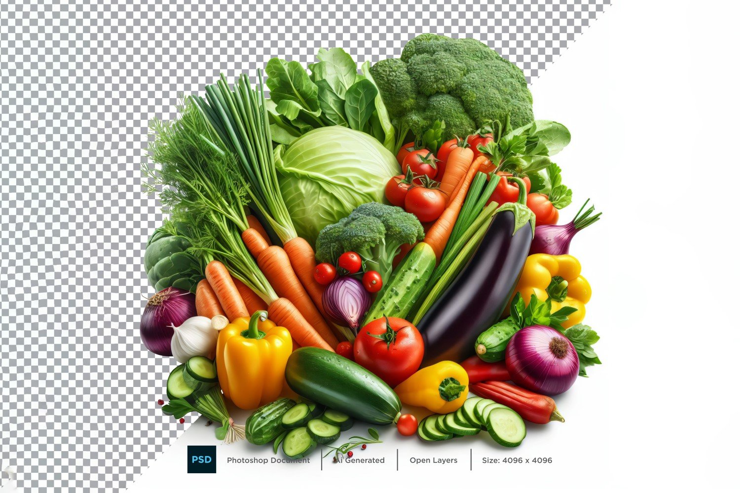 Vegetables Fresh Vegetable Transparent background 02