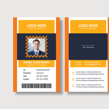 Card Template Corporate Identity 404350