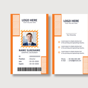 Card Template Corporate Identity 404352