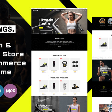 Aerobic Clothes WooCommerce Themes 404366