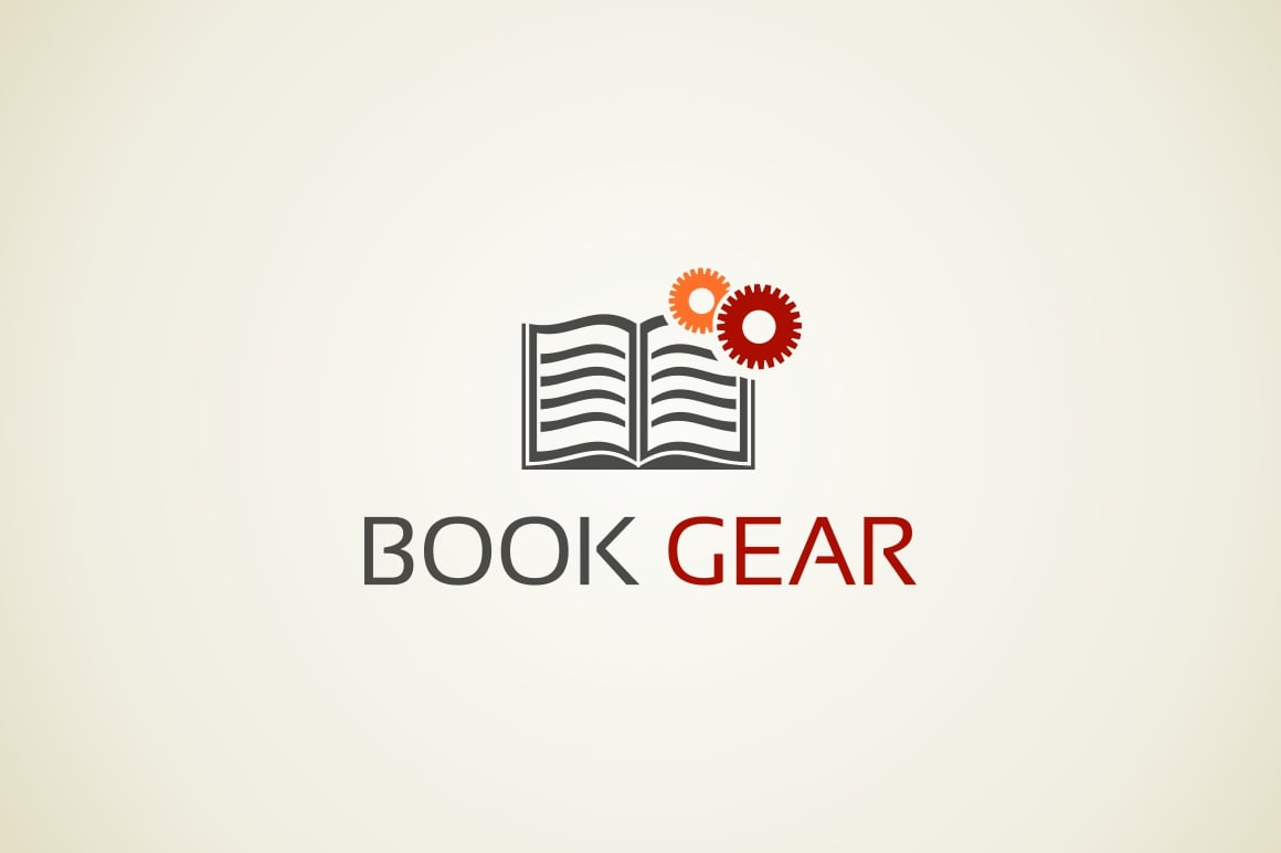 Logo in the form of a book for the website and application