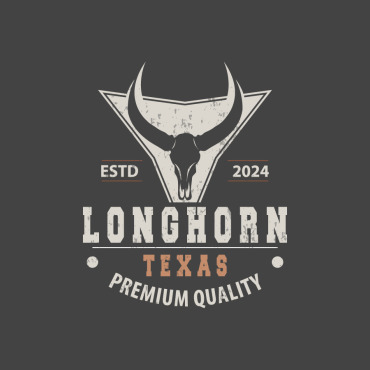 Skull Longhorn Logo Templates 404383