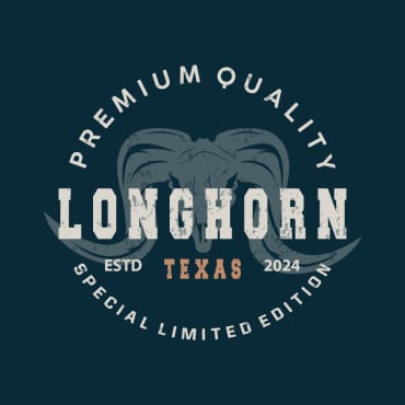 Skull Longhorn Logo Templates 404385