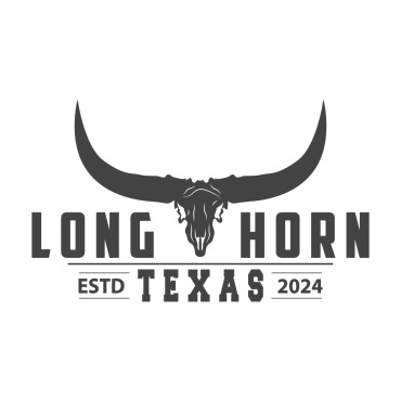 Skull Longhorn Logo Templates 404388