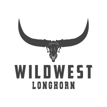 Skull Longhorn Logo Templates 404389
