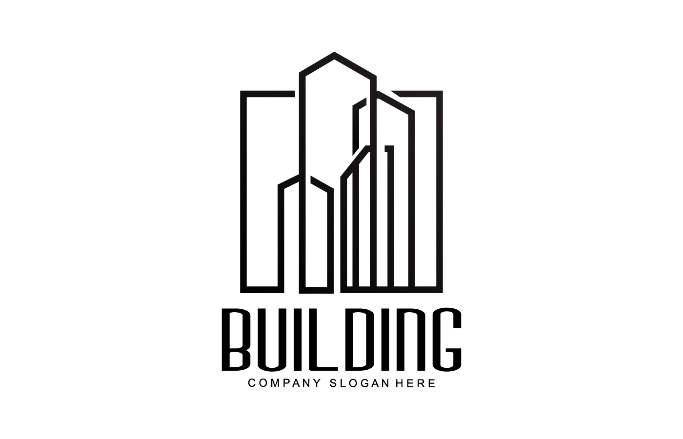 City Building Construction Logo Design V9