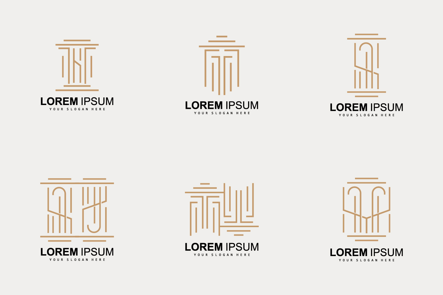 Pillar Logo Law Design Building ConstructionV1