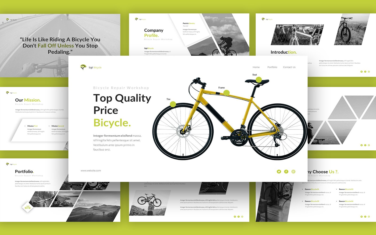 Brike Bicycle Keynote Template