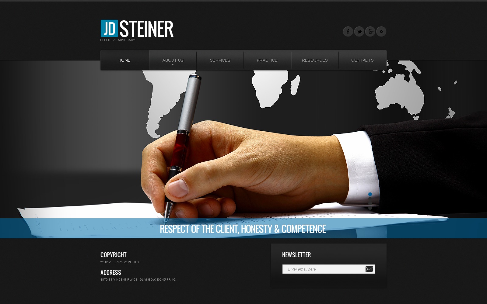 Law Firm Website Template