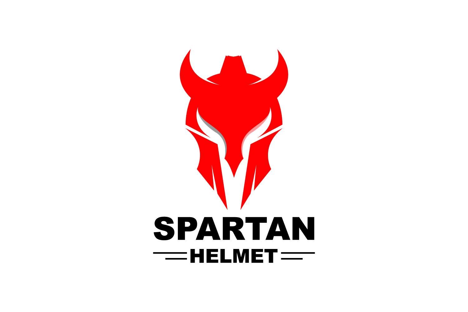 Spartan Logo Vector Silhouette Knight DesignV3