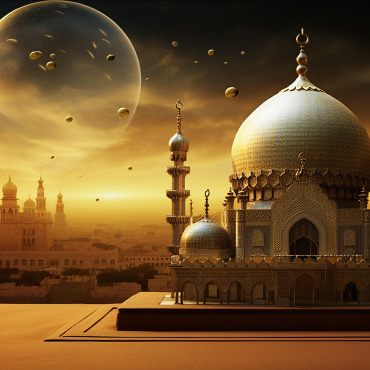 Mosque On Backgrounds 405143