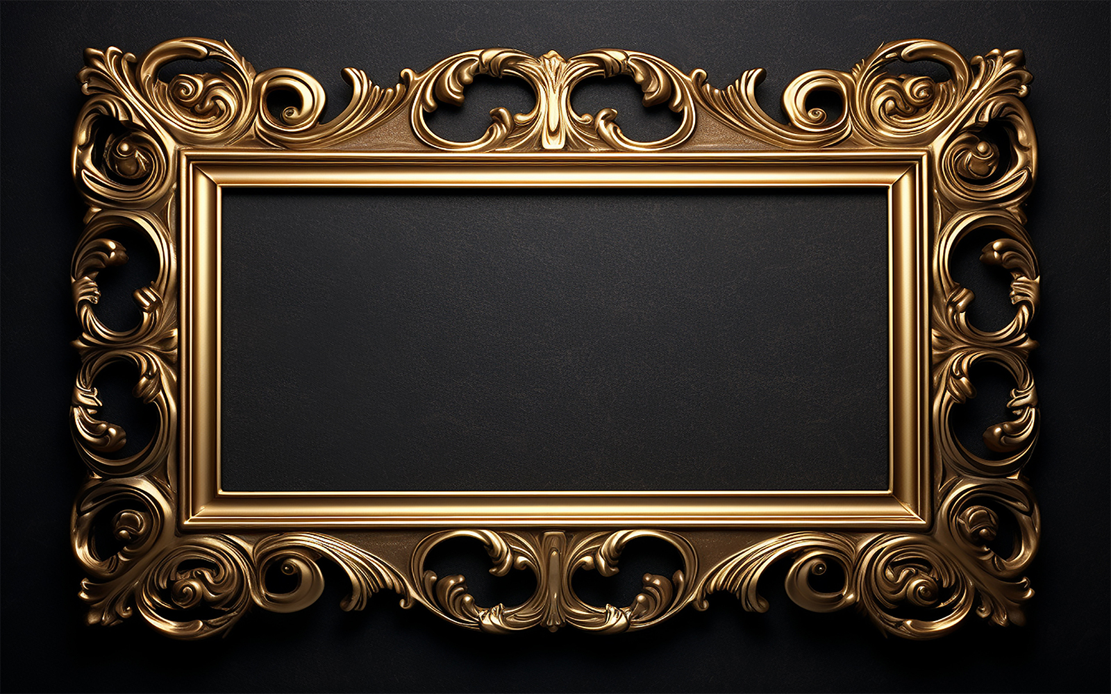 Blank frame_gold border blank frame_black and gold frame