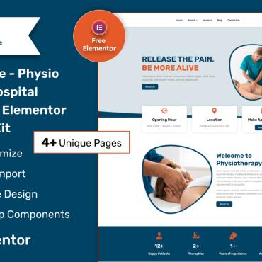 Physiotherapy Physicaltherapy Elementor Kits 405192