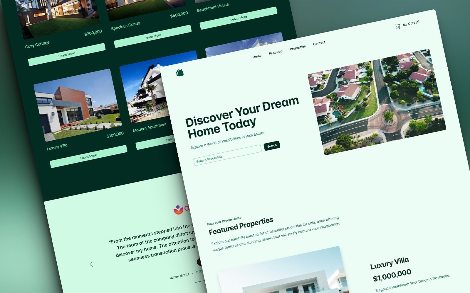 Properta - Real Estate HTML Landing Page Template